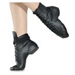 Alista Dancer Basic Lederen Jazz Boots Zwarte Jazzlaarzen, Verzenden, Nieuw