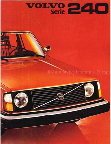 1975 VOLVO 240 SERIE BROCHURE NEDERLANDS beschikbaar voor biedingen