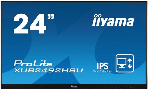 Iiyama ProLite XUB2492HSU-B1 24 Inch Monitor Full HD 1920..., Computers en Software, Monitoren, Zo goed als nieuw, Ophalen of Verzenden