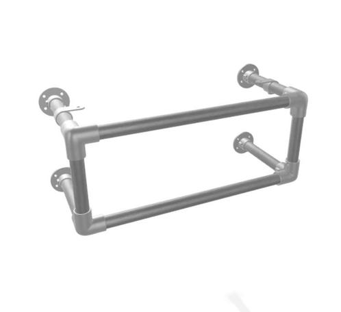 Industriële Steigerbuis Kapstok Bristol | Staal 33.7 mm | Wa, Huis en Inrichting, Woonaccessoires | Kapstokken, Ophalen of Verzenden