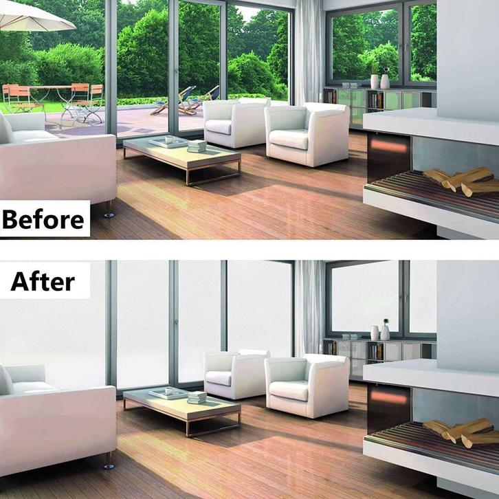 Anti inkijk folie, Raamfolie inkijkwerend raamdecoratie, Huis en Inrichting, Stoffering | Gordijnen en Lamellen, Nieuw