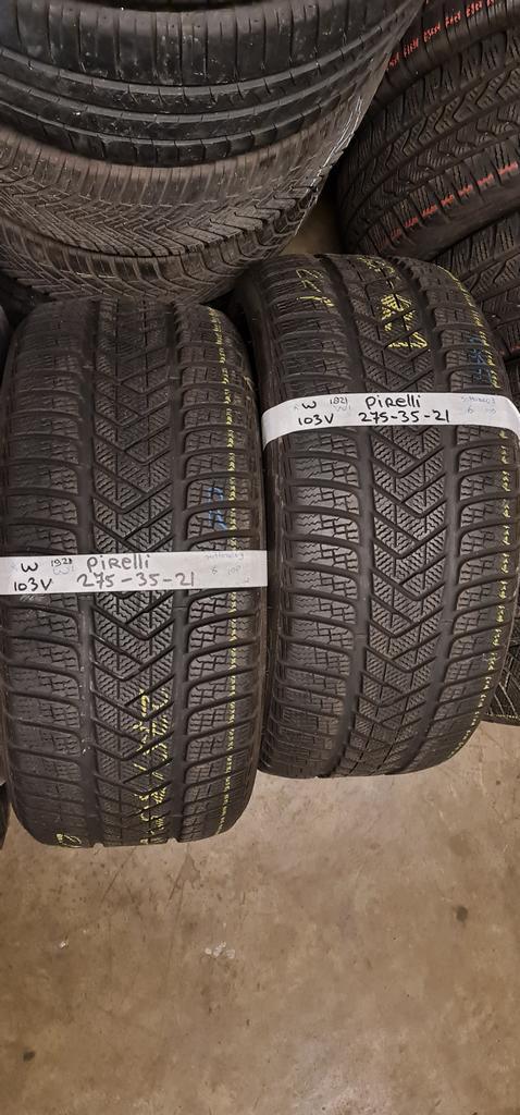 2x 275-35-21 Pirelli Winter 6mm €90 Per Band 275 35 21, Auto-onderdelen, Banden en Velgen, 21 inch, Winterbanden, 275 mm, Personenwagen