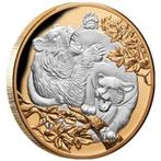 Niue. 10 Dollars 2022 Cougar & Bear, 5 Oz (.999)