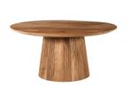 Ronde Salontafel Salvator – 80 cm | Bruin Mangohout | Livi, Ophalen, Nieuw