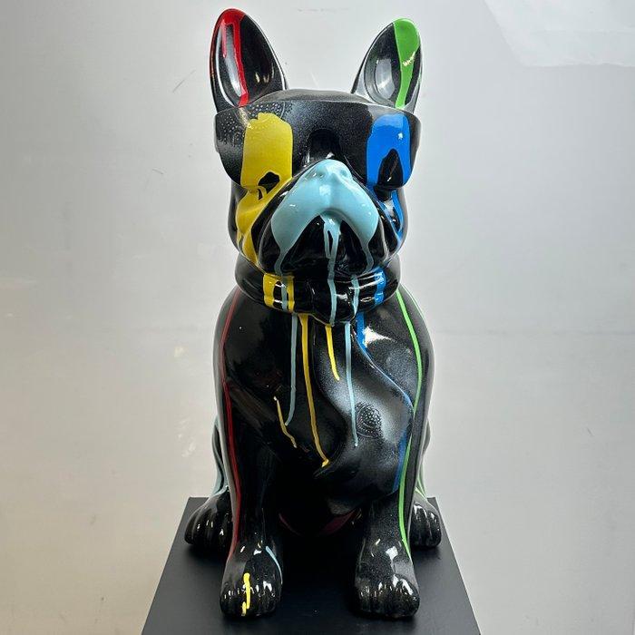 Daluxe Art - 1999 • La Casa de Papel” Bulldog Sculpture –, Antiek en Kunst, Kunst | Designobjecten