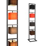 Vloerlamp staande lamp Tavira 4xE14 zwart rood grijs bruin, Huis en Inrichting, Lampen | Vloerlampen, Verzenden, Nieuw