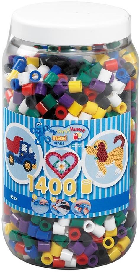 Hama - Pot Maxi Strijkkralen (1400 stuks) | Hama - Hobby, Hobby en Vrije tijd, Knutselen, Nieuw, Verzenden