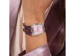 GUESS Mod Heavy Metal GW0669L2 - Dameshorloge - RVS - Paars, Verzenden, Zo goed als nieuw, Guess