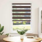 vidaXL Duo Rolgordijn 70x120cm Koffiebruin, Verzenden, Nieuw, Bruin