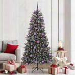 vidaXL Kunstkerstboom Groen 114 x 114 x 210 cm PVC en, Diversen, Kerst, Verzenden, Nieuw