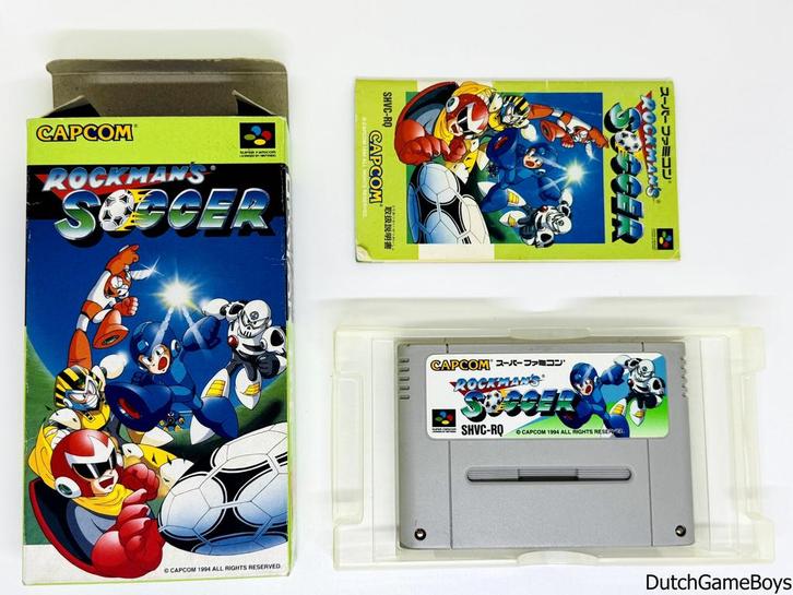 Super Famicom - Rockmans Soccer, Spelcomputers en Games, Games | Nintendo Super NES, Gebruikt, Verzenden