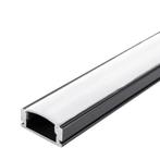Zwarte opbouw profiel | Aluminium | 2 meter, Ophalen of Verzenden, Nieuw
