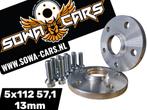 Spoorverbreders VW golf GTI R 7 8 Spacers 5x112 57,1 13mm, Verzenden