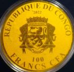 Congo. 100 Francs 2022 Princess Diana - A Princess (.999), Postzegels en Munten