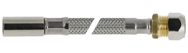 Bonfix flexibele slang 50cm 10mm insteek x 12mm knel, Doe-het-zelf en Verbouw, Buizen en Afvoer, Ophalen of Verzenden