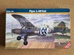 MisterCraft E-41 Piper L-4H Cub 1:48 NL DECALS!, Verzenden, Nieuw