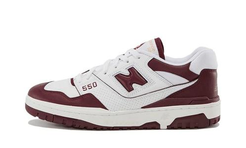 New Balance 550 White Burgundy, Kleding | Heren, Schoenen