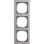 GIRA E2 Afdekraam 3 voudig Edelstaal 021333, Ophalen of Verzenden, Nieuw