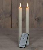 Ledkaarsen rustiek ivory old white annas collection led, Ophalen of Verzenden, Nieuw