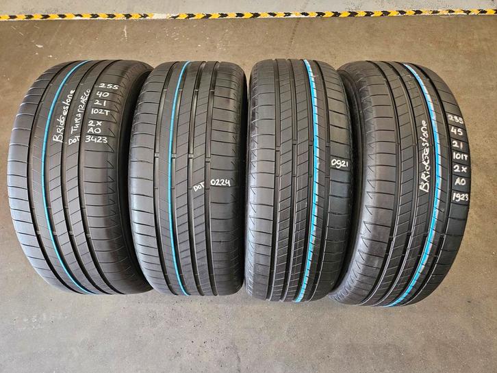 255/40/21--235/45/21 102/101T BRIDGESTONE AO D23/24 6/6,6MM, Auto-onderdelen, Banden en Velgen, 21 inch, Erkend duurzaam, Zomerbanden