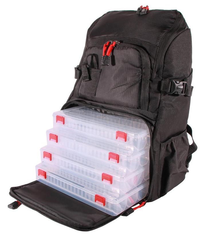 Ultimate Ultra Backpack Incl. 4 Tackleboxes, Watersport en Boten, Hengelsport | Algemeen, Overige typen, Nieuw, Verzenden