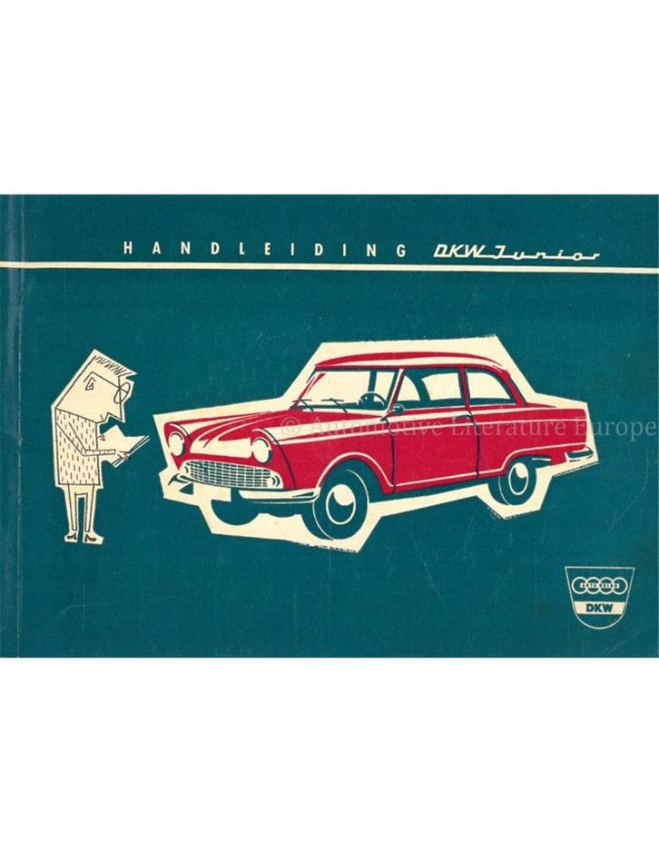 1961 DKW JUNIOR INSTRUCTIEBOEKJE NEDERLANDS, Auto diversen, Handleidingen en Instructieboekjes