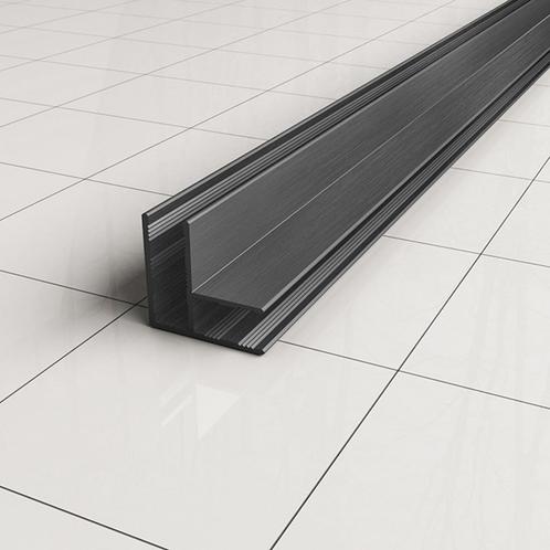 Hoekprofiel BWS Mark 200x1 Cm Gunmetal, Doe-het-zelf en Verbouw, Sanitair, Bad, Nieuw, Ophalen of Verzenden