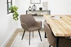 2dekans | Lifa Living Kuipstoel Set van 2 – 64 x 60 x 81 cm, Huis en Inrichting, Stoelen, Ophalen of Verzenden, Zo goed als nieuw