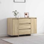 vidaXL Dressoir met lade Sonoma eiken 120 x 41 x 75 cm, Verzenden, Nieuw, Overige houtsoorten, Minder dan 50 cm