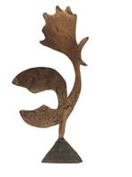 Yves Lohe (1947) - sculptuur, Le Coq - 24 cm - Gepatineerd, Antiek en Kunst