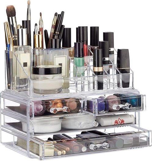A&K 2in1 Make-up Organizer - 4 Lades Cosmetica Opbergdoos -, Doe-het-zelf en Verbouw, Overige Doe-het-zelf en Verbouw, Ophalen of Verzenden