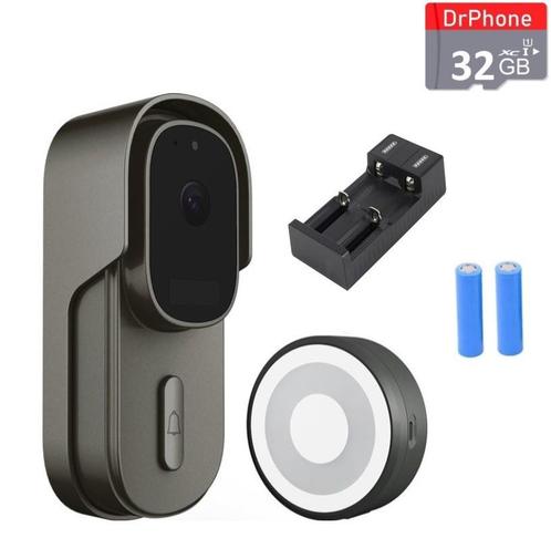 DrPhone LM4-C – Camera Deurbel Met Binnenbel – Alexa & Googl, Audio, Tv en Foto, Videobewaking, Verzenden
