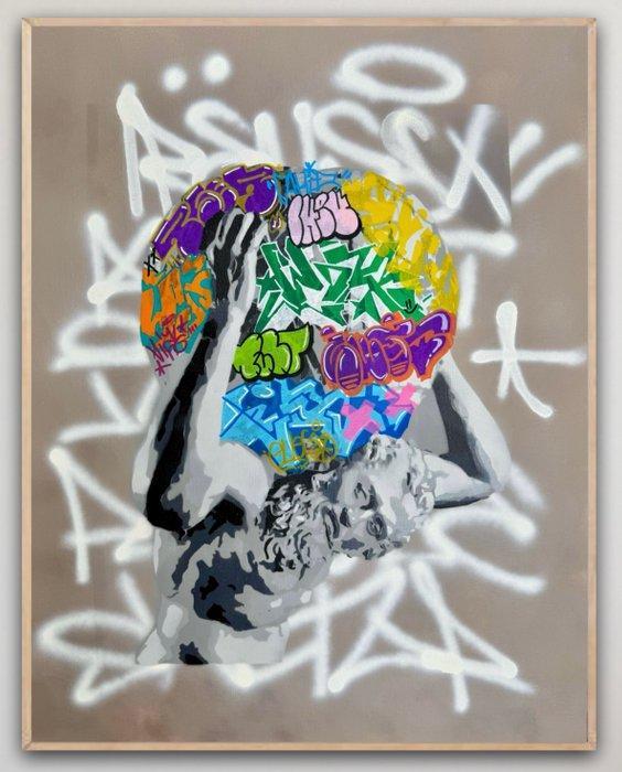 Quiona+ (1987) - Atlas Farnesio’, Antiek en Kunst, Kunst | Schilderijen | Modern