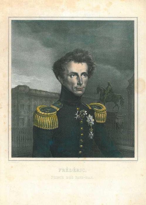 Portrait of Frederick of the Netherlands, Prince (...), Antiek en Kunst, Kunst | Etsen en Gravures