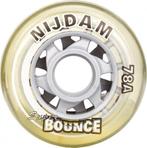 Nijdam Spaakwielen voor Inlineskates - Transparant - 64, Verzenden, Nieuw