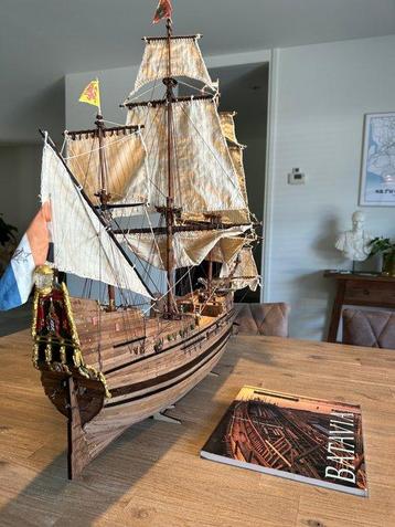 Kolderstok 1:64 - Modelschip (2) - De Batavia Scheepsmodel beschikbaar voor biedingen