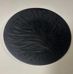 Lalique - Bord (6) - Kristal - 6 Platen Zwart Kristal