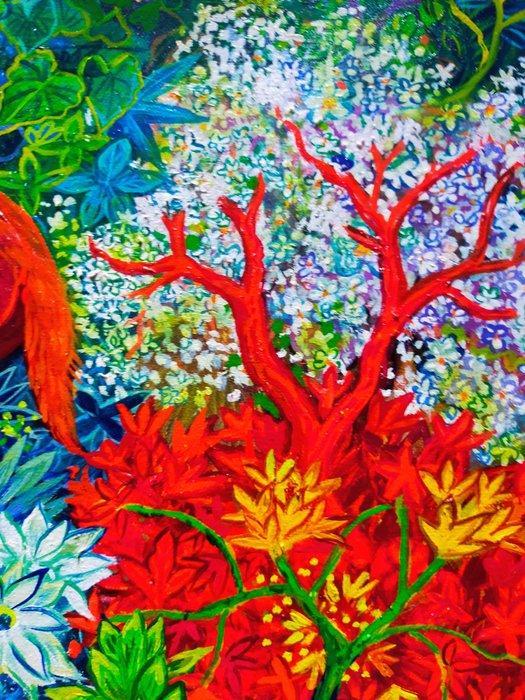 Claudine Suret-Canale - Les biches, Antiek en Kunst, Kunst | Schilderijen | Modern