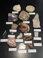 2.050 kg - Mineralenverzameling – Amethist, Hematoïdkwarts,, Verzamelen, Mineralen en Fossielen
