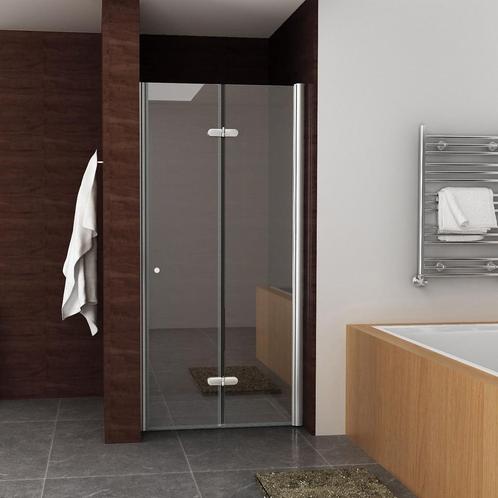 BWS Vouwbare Nisdeur Rechts 90x202 cm 8mm NANO Harmonica, Doe-het-zelf en Verbouw, Sanitair, Douche, Nieuw, Ophalen of Verzenden