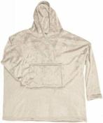 Snuggle hoodie met bladprint en capuchon | kleur beige - ..., Verzenden, Nieuw