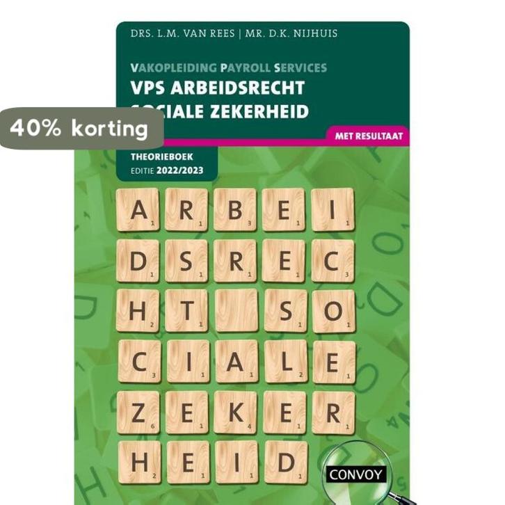 2022-2023 / VPS Arbeidsrecht Sociale Zekerheid / Theorieboek, Boeken, Studieboeken en Cursussen, Zo goed als nieuw, Verzenden