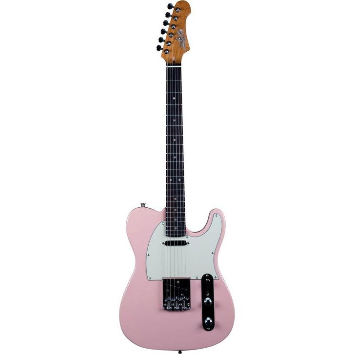 Jet Guitars JT-300 PKR  elektrische gitaar - Roze, Muziek en Instrumenten, Snaarinstrumenten | Gitaren | Elektrisch, Nieuw, Ophalen of Verzenden