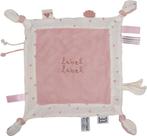 Label Label Hartjes Roze Knuffeldoekje LLPL-02690, Verzenden, Nieuw