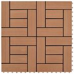 vidaXL Terrastegels 11 stuks 30 x 30 cm WPC 1 m2 bruin, Verzenden, Nieuw