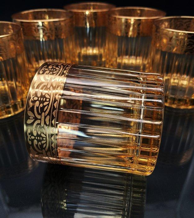 Artemisia - Whiskyglas (6) - Kristal, oro 24kt, Antiek en Kunst, Antiek | Meubels | Tafels