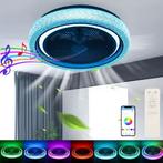 50W Bluetooth LED Plafondventilator RGB Licht met Muziek, Verzenden, Nieuw