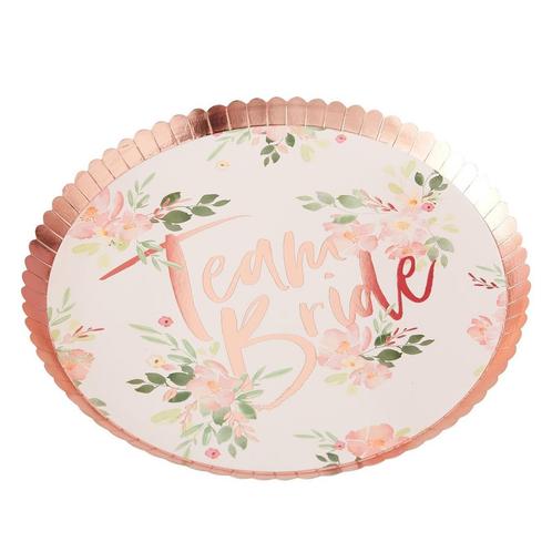 Borden Team Bride 24cm 8st, Hobby en Vrije tijd, Feestartikelen, Nieuw, Verzenden