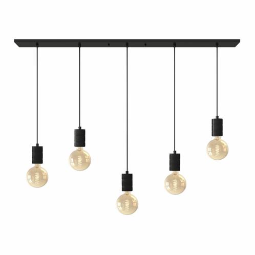 SALE: -17% Calex Hanglamp Retro - Metaal - Zwart -, Huis en Inrichting, Lampen | Hanglampen, Nieuw, Overige materialen, Verzenden