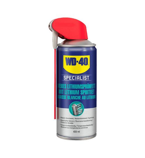 WD-40 WD-40 specialist wit lithium spuitvet 400ml, Auto diversen, Aanhangwagen-onderdelen, Ophalen of Verzenden
